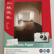 CANON  MP-101 MATTE PHOTO PAPER A4, 50 SHEETS,170 G/M2 ( MP-101 NEW )