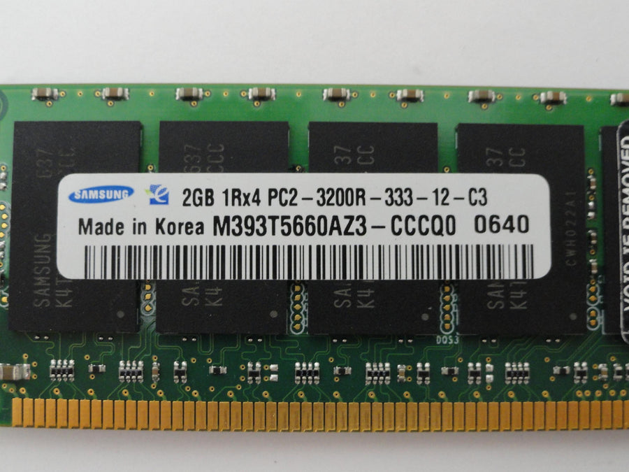 PC2-3200R-333-12-C3 - Samsung HP 2Gb DDR2 400MHz 1Rx4 PC2-3200R CL3 ECC Reg 240 Pin RAM - Refurbished