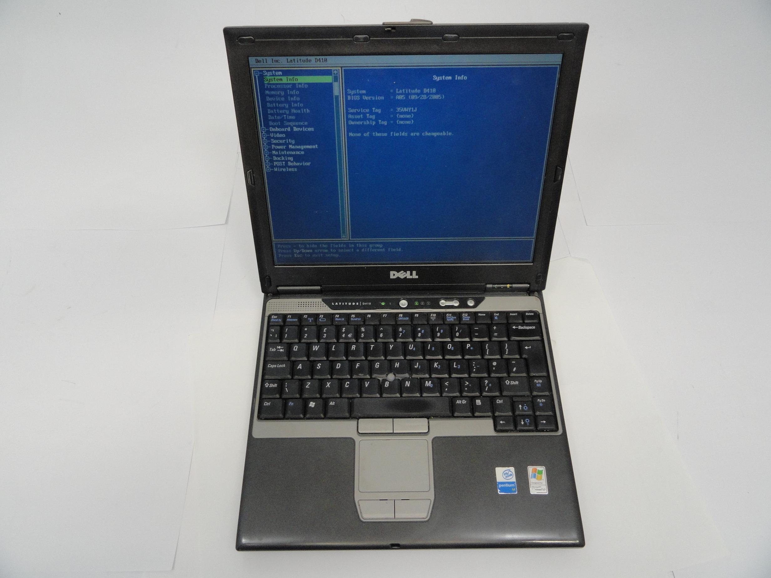 PR11540_PP06S_Dell Latitude D410 1.73GHz Cpu 60Gb HDD 512Mb RAM - Image4