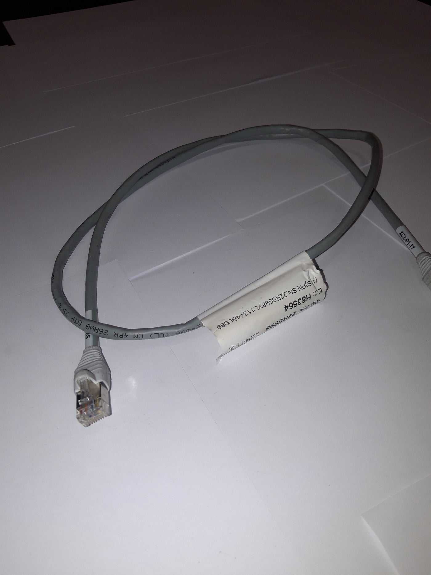IBM Cable CEC 2 to Ethernet Grey 1.2m (22R0998 USED)