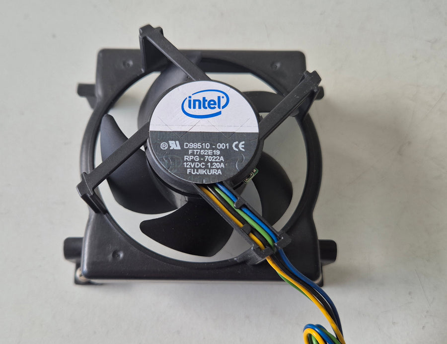 Intel 4-PIN CPU Cooler FAN ONLY - NO HEATSINK ( D98510-001 ) USED