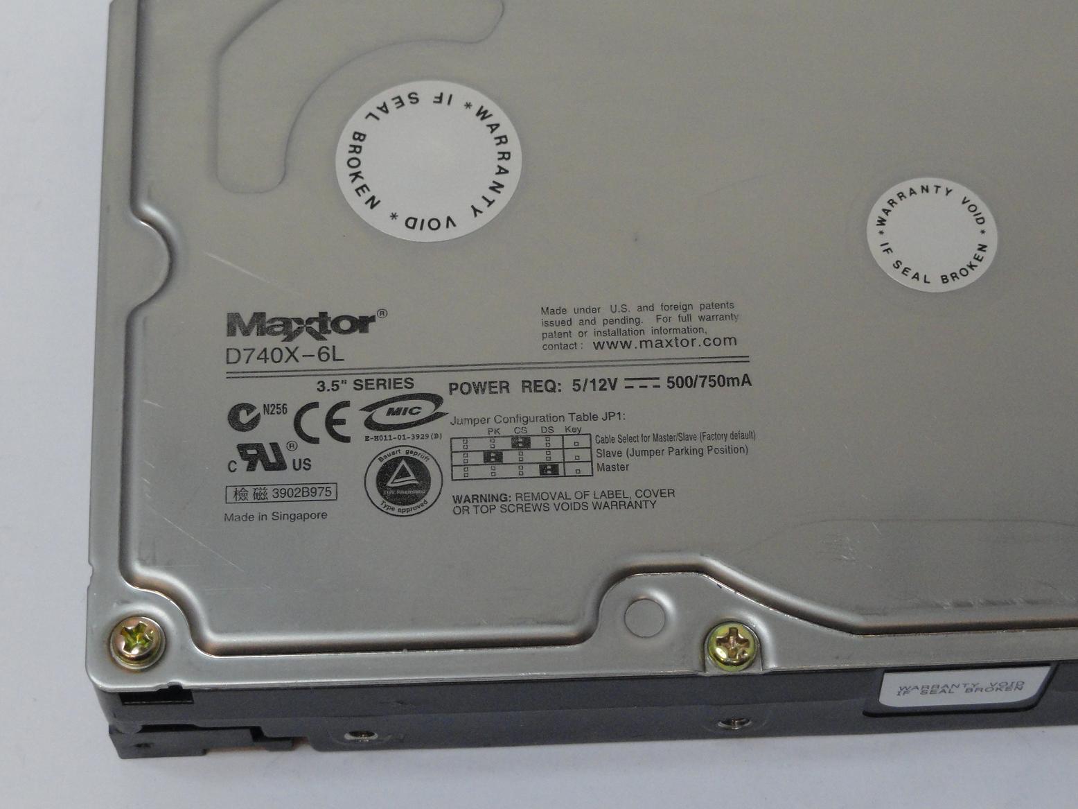 PR00428_52049U4_Maxtor 20Gb IDE 7200rpm 3.5in HDD - Image3