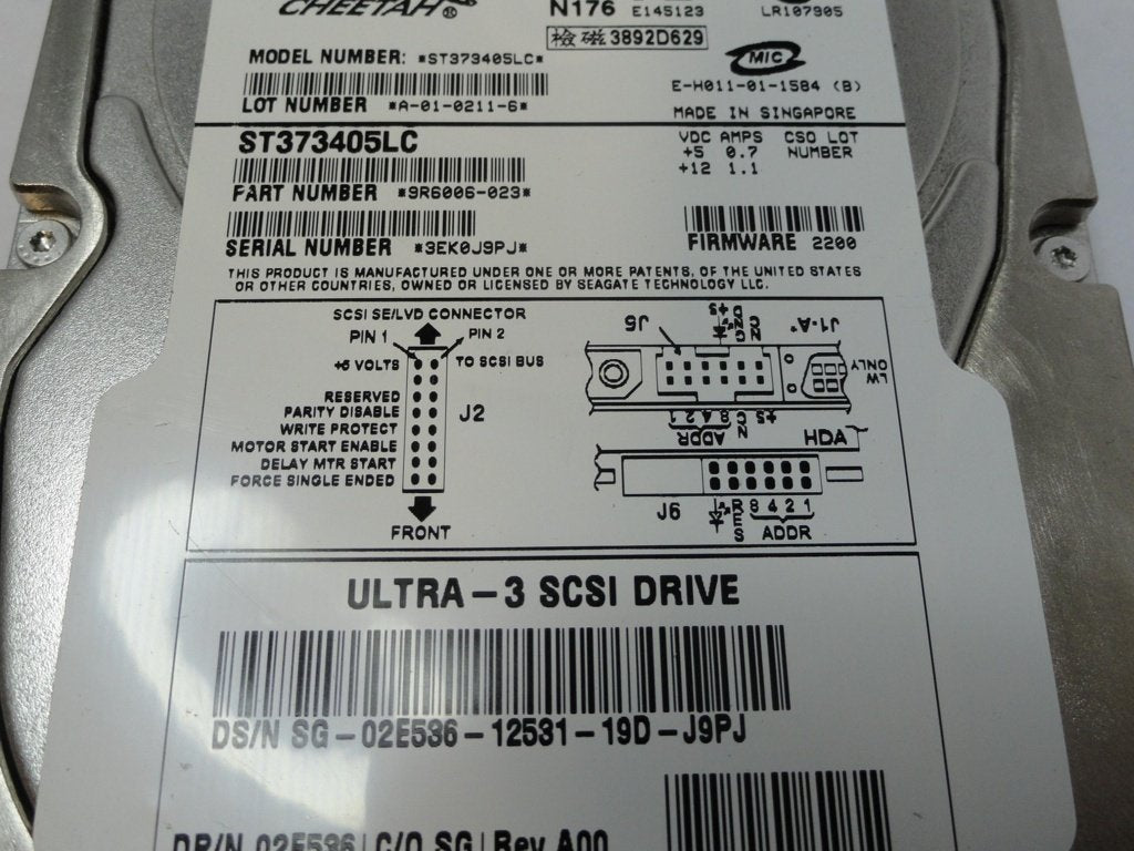 9R6006-023 - Seagate Dell 73.4Gb SCSI 80 Pin 10Krpm 3.5in HDD - Refurbished