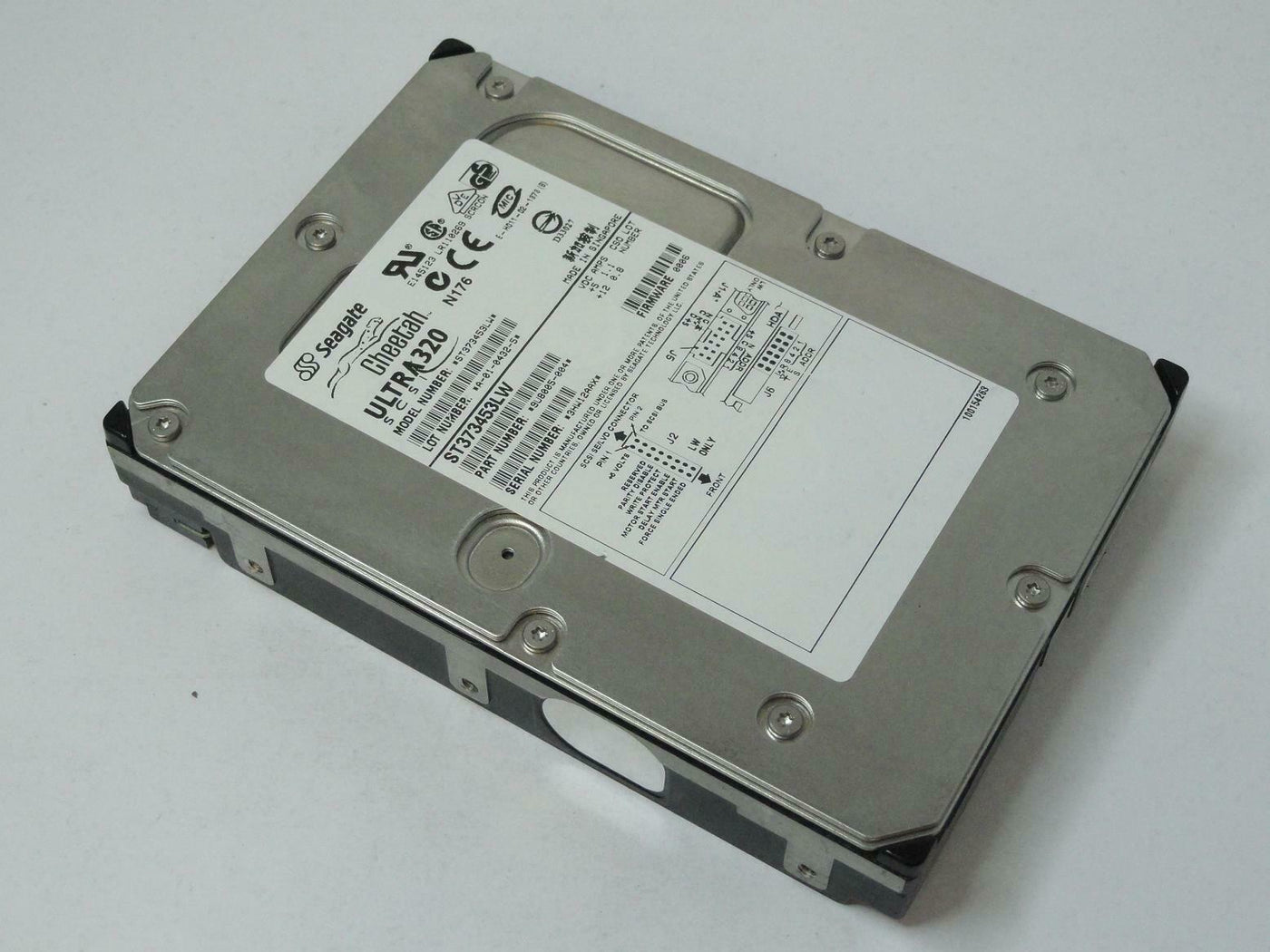 Seagate 73.2GB SCSI 68 Pin 15Krpm 3.5in HDD ( 9U8005-004 ST373453LW ) REF