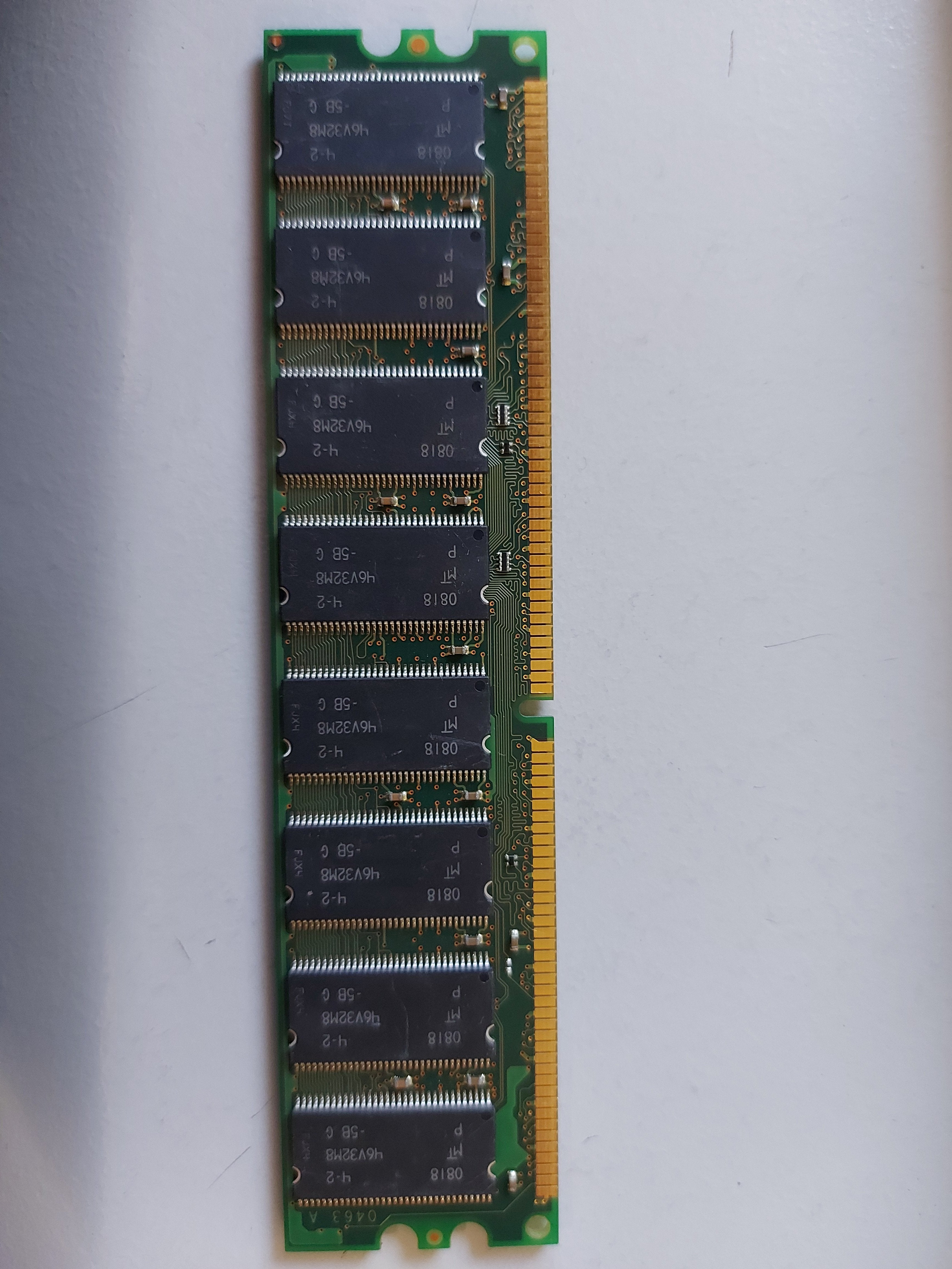 Micron/ Crucial 512MB DDR Non ECC PC-2700 MT16VDDT6464AY-335G6 CT6464Z335.16TGY