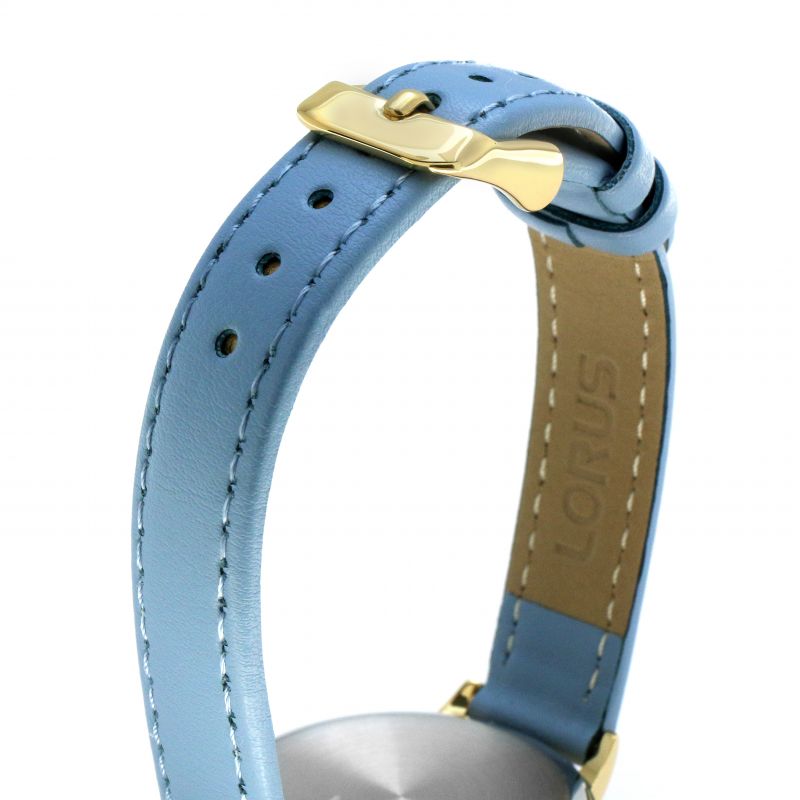 Lorus Ladies Watch with White Dial and Blue Strap ( RG214QX8 ) NEW