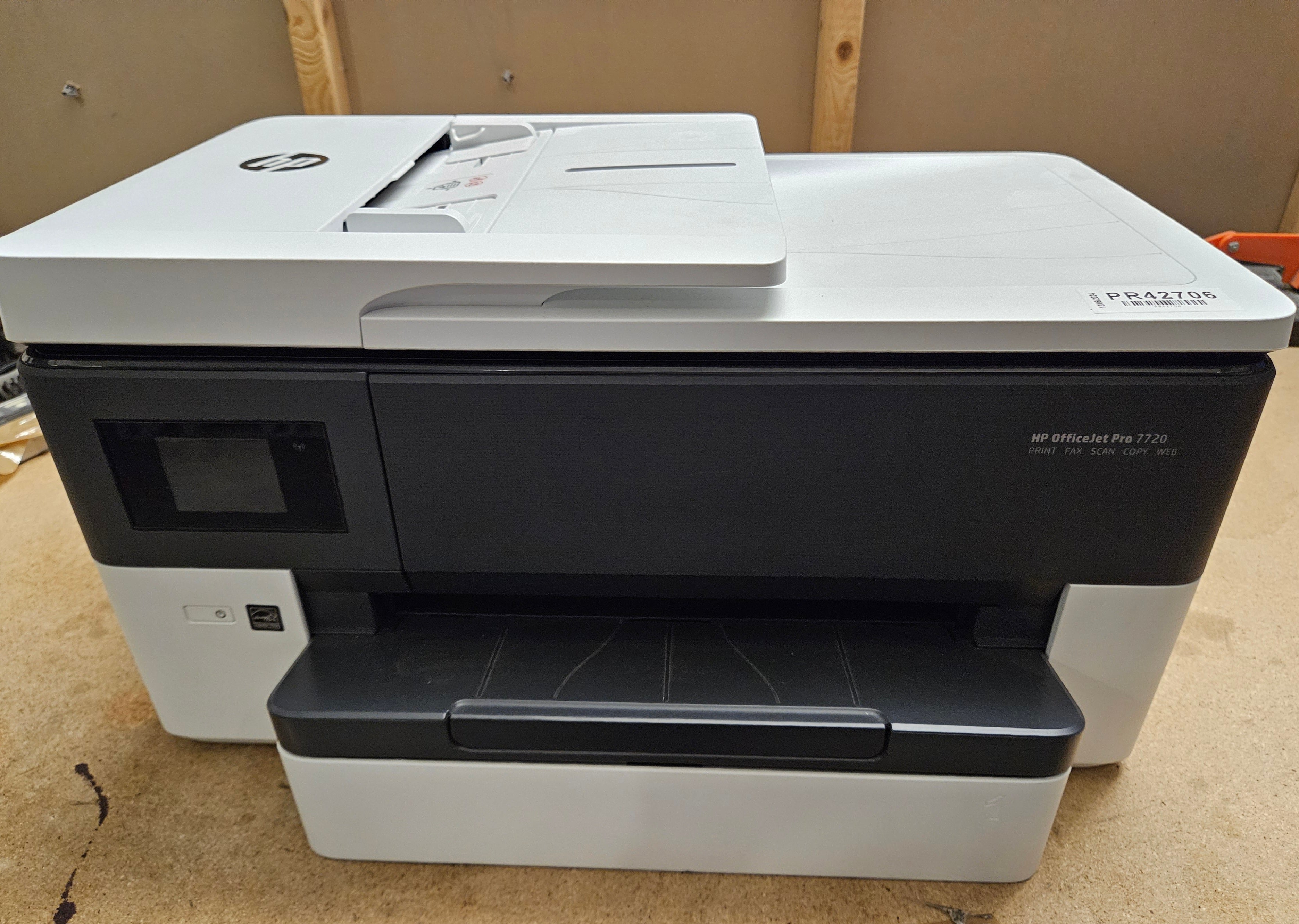 HP OfficeJet Pro 7720 Wide Format All-In-One Printer ( SNPRC-1500-02 ) USED