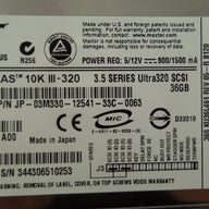 MC3964_KU36L461_Maxtor Dell 36GB SCSI 68pin 10Krpm 3.5in HDD - Image3
