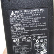 Delta Electronics AC Adaptor 100-240V (ADP 90FB USED)