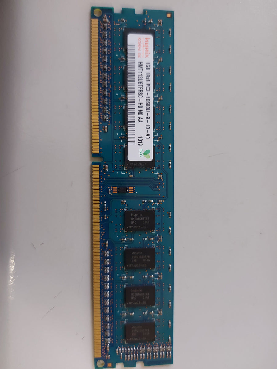 Hynix / HP 1GB PC3-10600 DDR3 nonECC CL9 DIMM HMT112U6TFR8C-H9 497156-B88