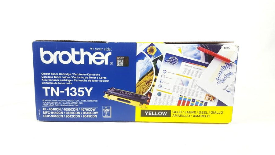 Brother Yellow Toner Cartridge ( TN-135Y ) NOB FINAL SALE