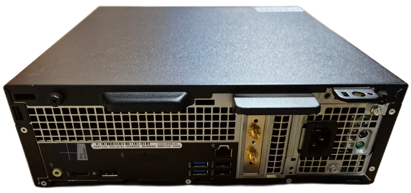 Dell Optiplex 3040 SFF 500GB HDD 4GB RAM i3-6100 3.7GHz DVD Win10 w/ wifi card NO AERIALS ( D11S001 ) USED
