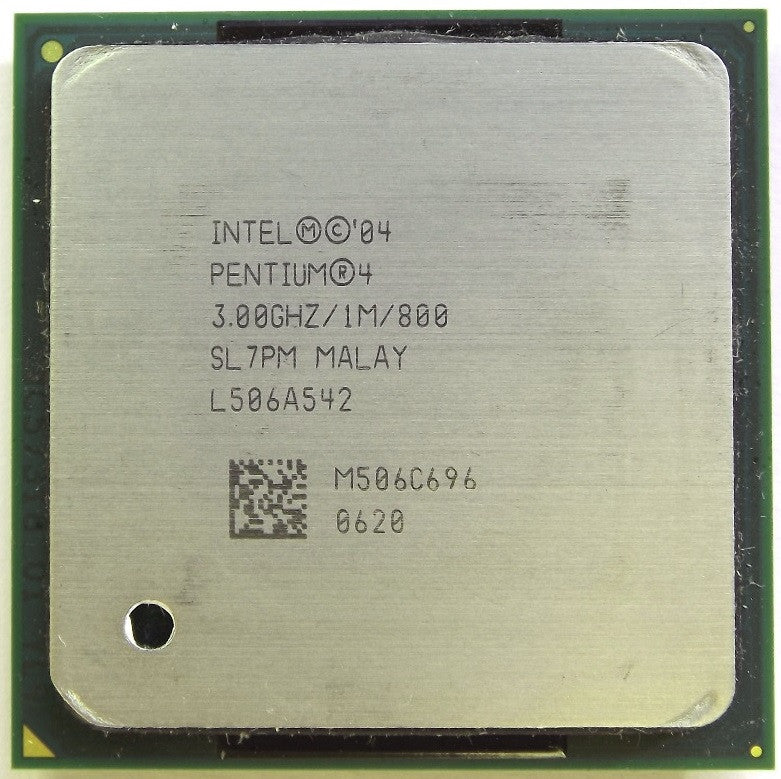 Intel Pentium 4 HT 3.00GHz 800MHz Socket 478 CPU ( SL7PM ) USED