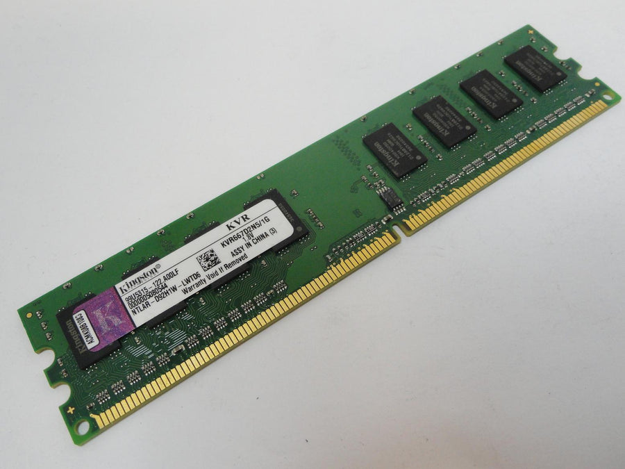 Kingston 1GB PC2-5300 DDR2-667MHz DIMM RAM