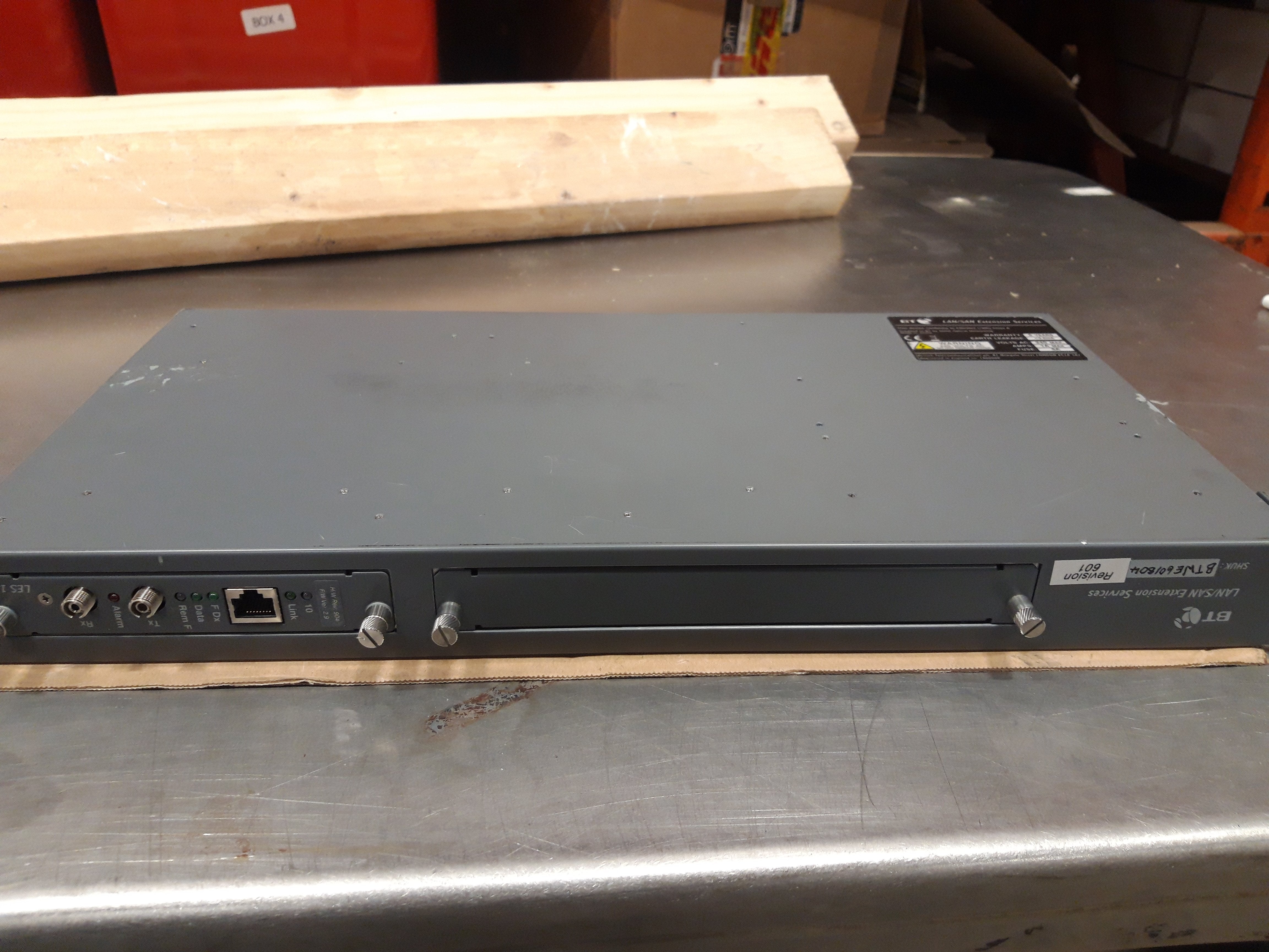 BT LAN/SAN Extension Services FBTCH1SR Module Rackmountable (0079590120 Used)