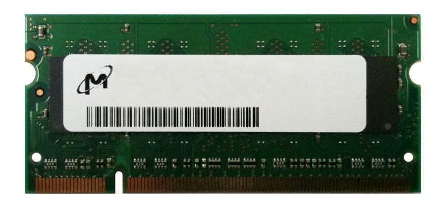 Micron 512MB PC2-5300 DDR2-667MHz Non-ECC Unbuffered CL5 200-Pin SoDimm ( MT4HTF6464HY-667G1 ) REF