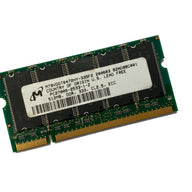 Micron 256MB PC2700 DDR-333MHz non-ECC Unbuffered CL2.5 200-Pin SoDimm ( MT4VDDT3264HY-335C2 ) REF