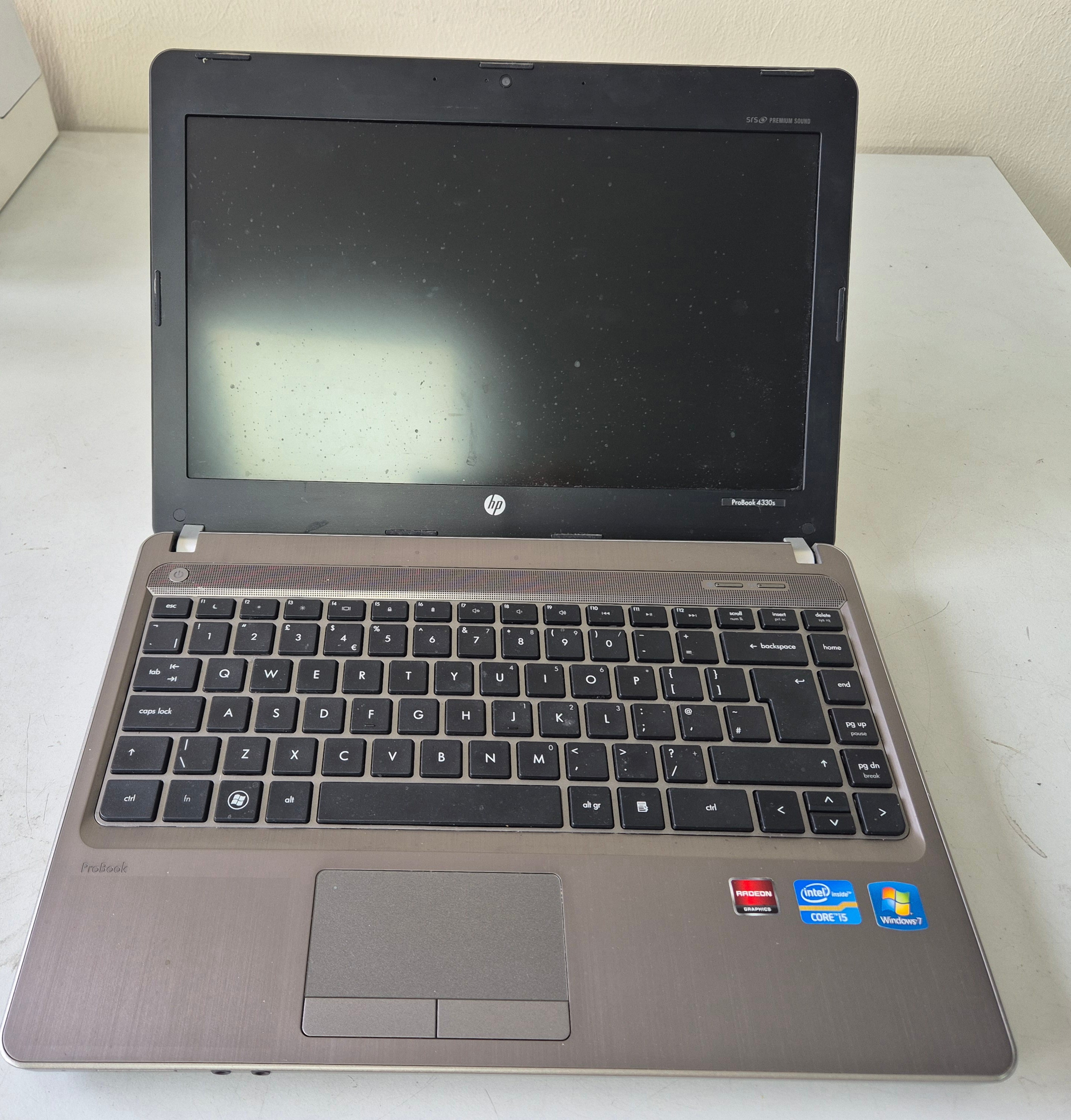HP ProBook 4330s 600GB HDD 4GB RAM i5-2430M 2.4GHz Win10Pro 13.3" ( A1E92EA#ABU ) USED