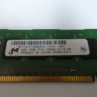 Micron / Crucial 2GB 240p PC3-10600 CL9 8c 256x8 DDR3-1333 1Rx8 1.5V UDIMM  Memory module ( MT8JTF25664AZ-1G4D1 / CT25664BA1339.8FR)