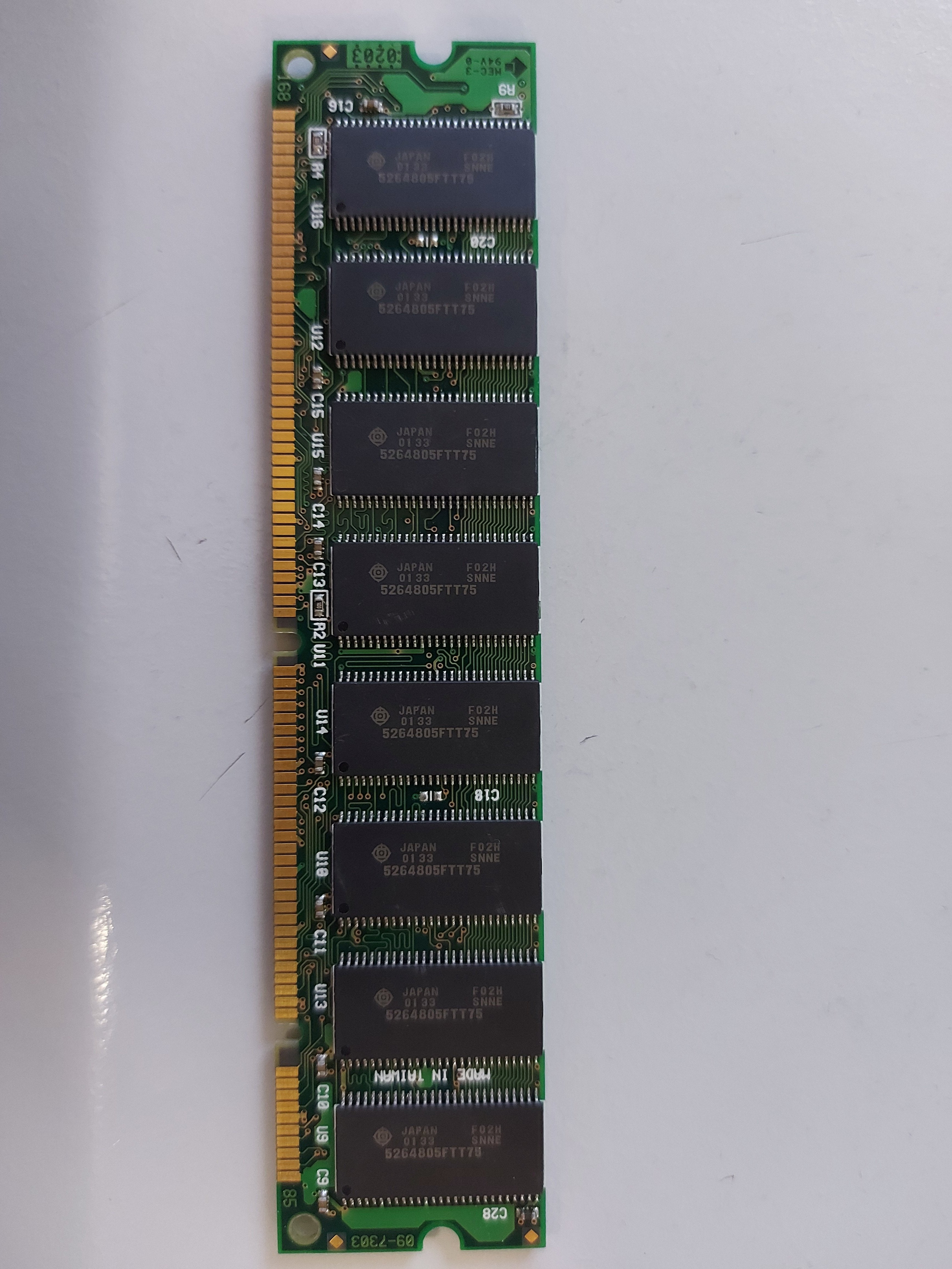 Transcend 128MB CL3 168Pin PC133 SDRAM DIMM Memory Module TS16MLS64V6W