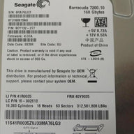 PR14314_9CY132-277_Seagate IBM 160Gb SATA 7200rpm 3.5in HDD - Image3