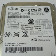 PR22925_CA06672-B25300C1_Fujitsu HP 80GB SATA 5400rpm 2.5in HDD - Image3