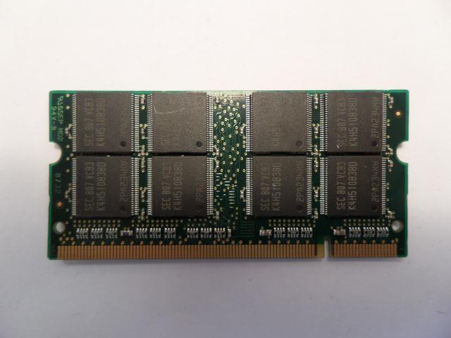 PR24186_M470L2923DV0-CB3_Samsung 1GB PC2700 CL2.5 16c 64x8 SODIMM - Image2
