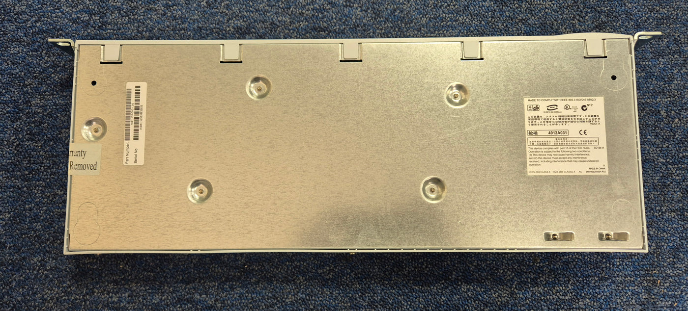 3Com SuperStack Baseline 10/100 Dual Speed 24-Port Hub ( 3C16411 ) USED