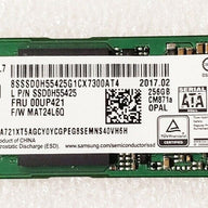 Samsung Lenovo 256GB M.2 2280 SATA III NGFF SSD ( MZ-NTY2560 MZNTY256HDHP-000L7 SSD0H55425 00UP421 ) USED