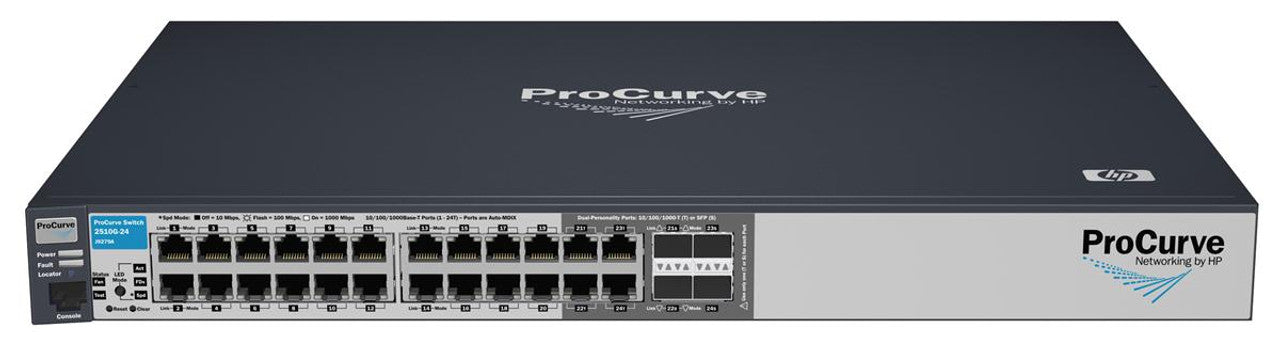 HP Procurve 2510G-24 100/1000Mbps 24-Port Gigabit Ethernet Switch ( J9279A J9279-60001 ) NOB