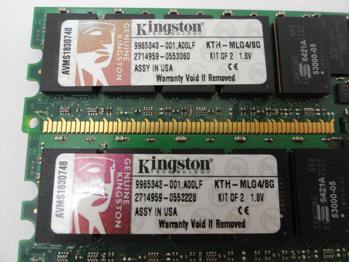 Kingston 8Gb RAM Kit ( 9965343-001.A00LF KTH-MLG4/8G 2BLU ) REF