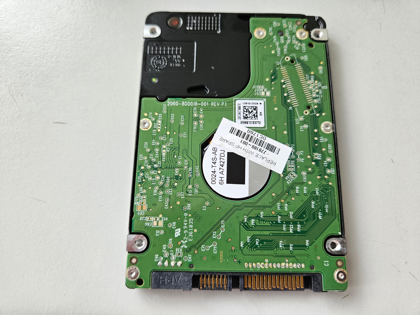 Western Digital HP Black 500GB 7200RPM SATA 2.5" HDD ( WD5000LPLX-60ZNTT1 792086-002 ) REF