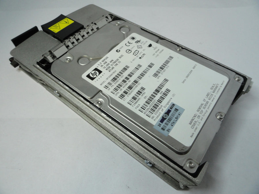 HP Maxtor 36.4GB SCSI 80 Pin 15Krpm 3.5in HDD in Caddy ( 8E036J0 356914-001 BF03687B54 271837-012 3R-A5098-AA 289241-001 ) REF