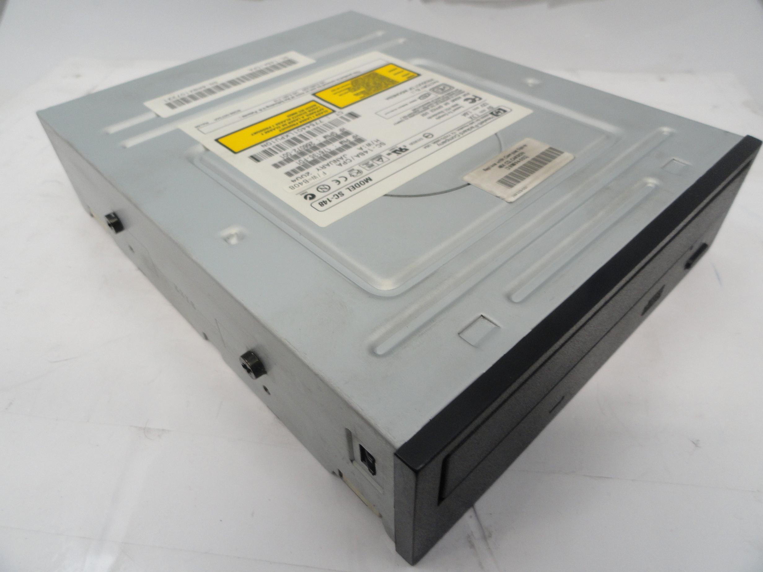 HP SC-148 48x Read 5.25" IDE Black CD-ROM Drive ( SC-148A/CPA 176135-FD1 266072-001 288894-001 ) USED