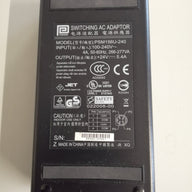 PHIHONG AC ADAPTOR PSM156U-240 IN 240V OUT 24V 4 PIN ( PSM156U-240 USED )