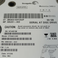 9W3182-022 - Seagate HP 60Gb SATA 5400rpm 2.5in HDD - Refurbished