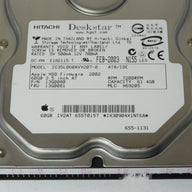 Hitachi Apple 61.4GB IDE 7200rpm 3.5in HDD ( 13G0080 IC35L060AVV207-0 13G0081 655-1131 655T0157 ) REF