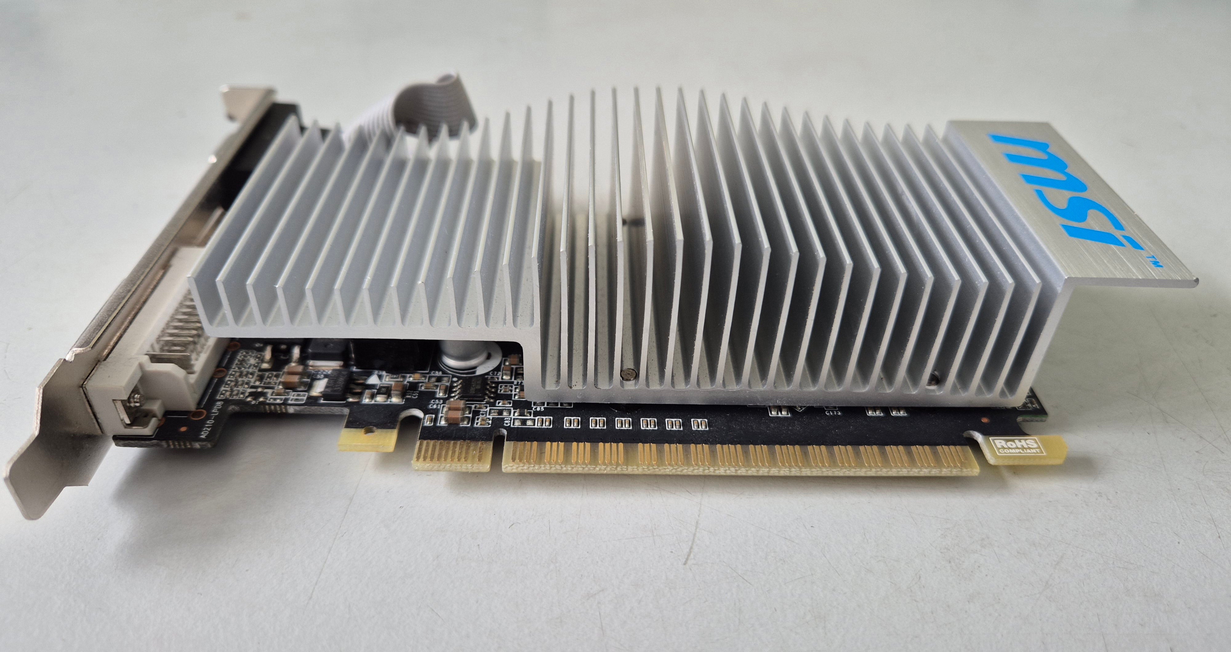 MSI GeForce 210 1GB DDR3 PCI Express Graphics Card ( N210-MD1GD3H/LP ) USED