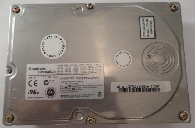 LC07A011 - Quantum 7.5GB IDE 7200rpm 3.5in HDD - USED