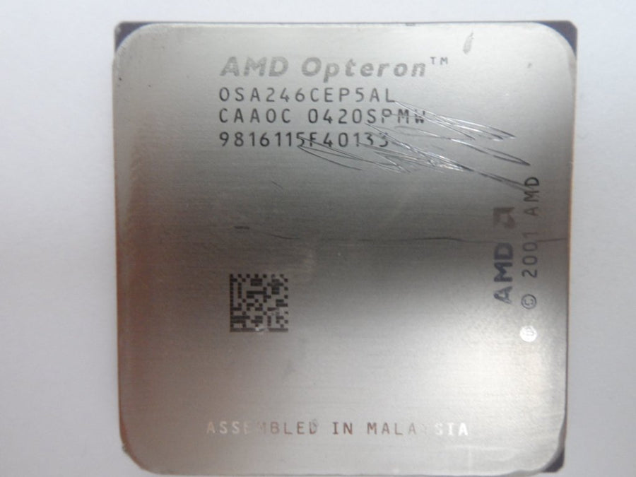 OSA246CEP5AL - AMD Opteron OSA246CEP5AL 2GHz Socket 940 Processor. Scratches On Top Of Processor - USED