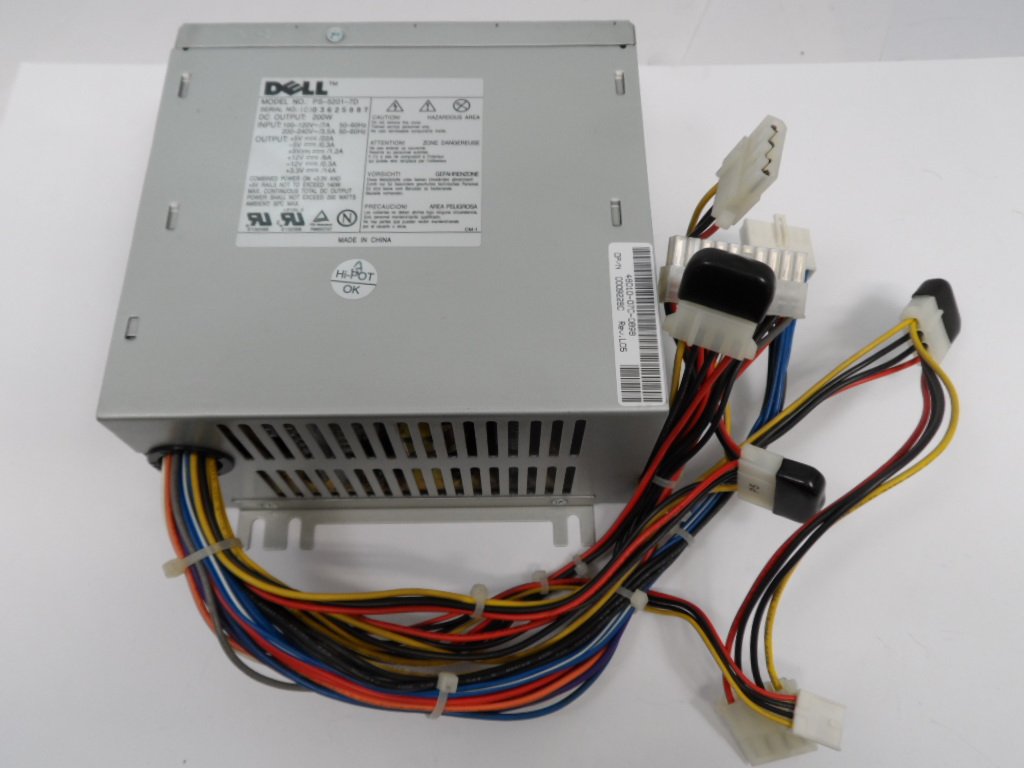 0009228C - Dell PS-5201-7D 200w Power Supply Unit - Refurbished