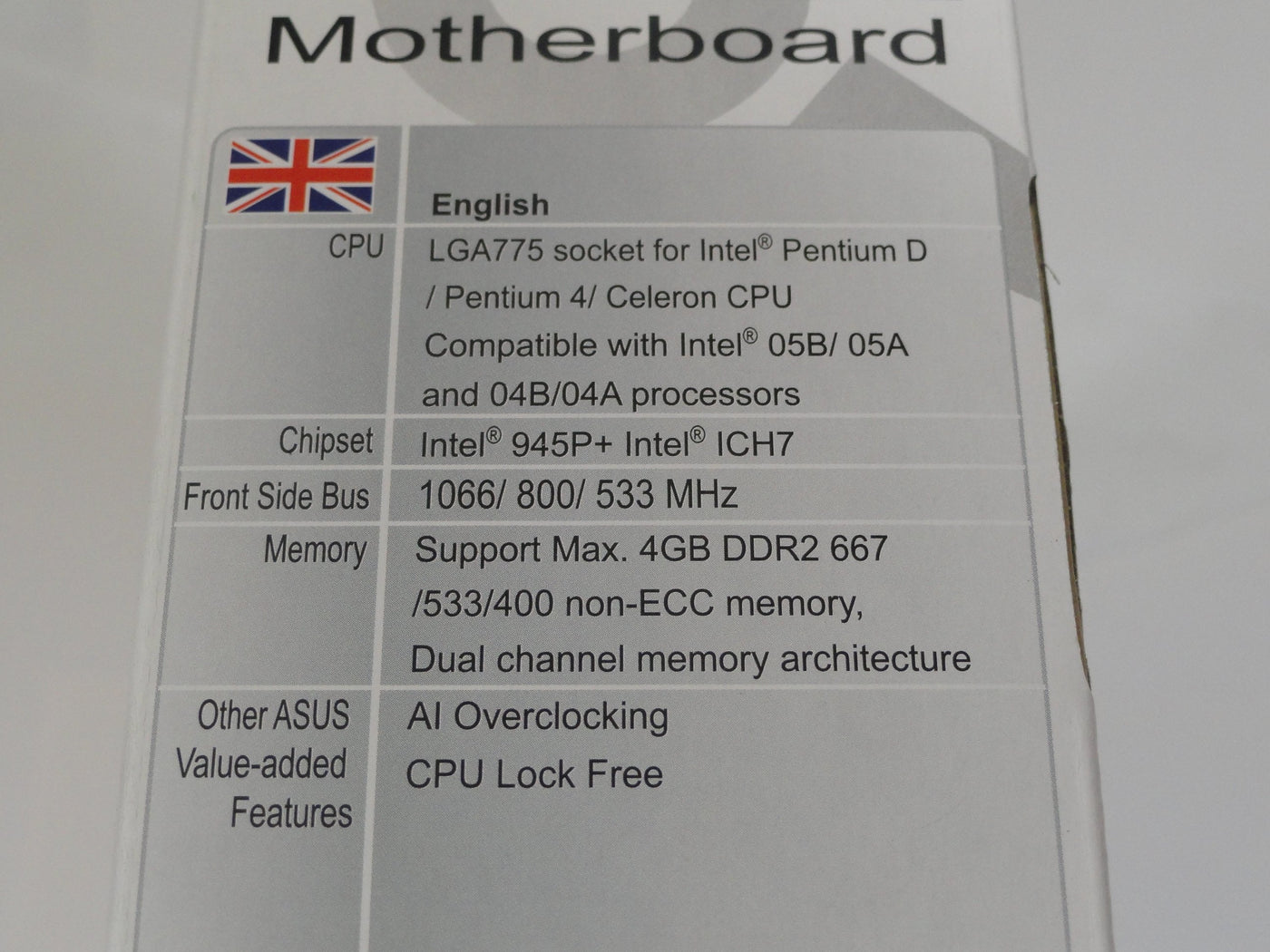 PR13236_90-MBB1AC-G0EAYZ_Asus LGA775 Socket Motherboard - Image3