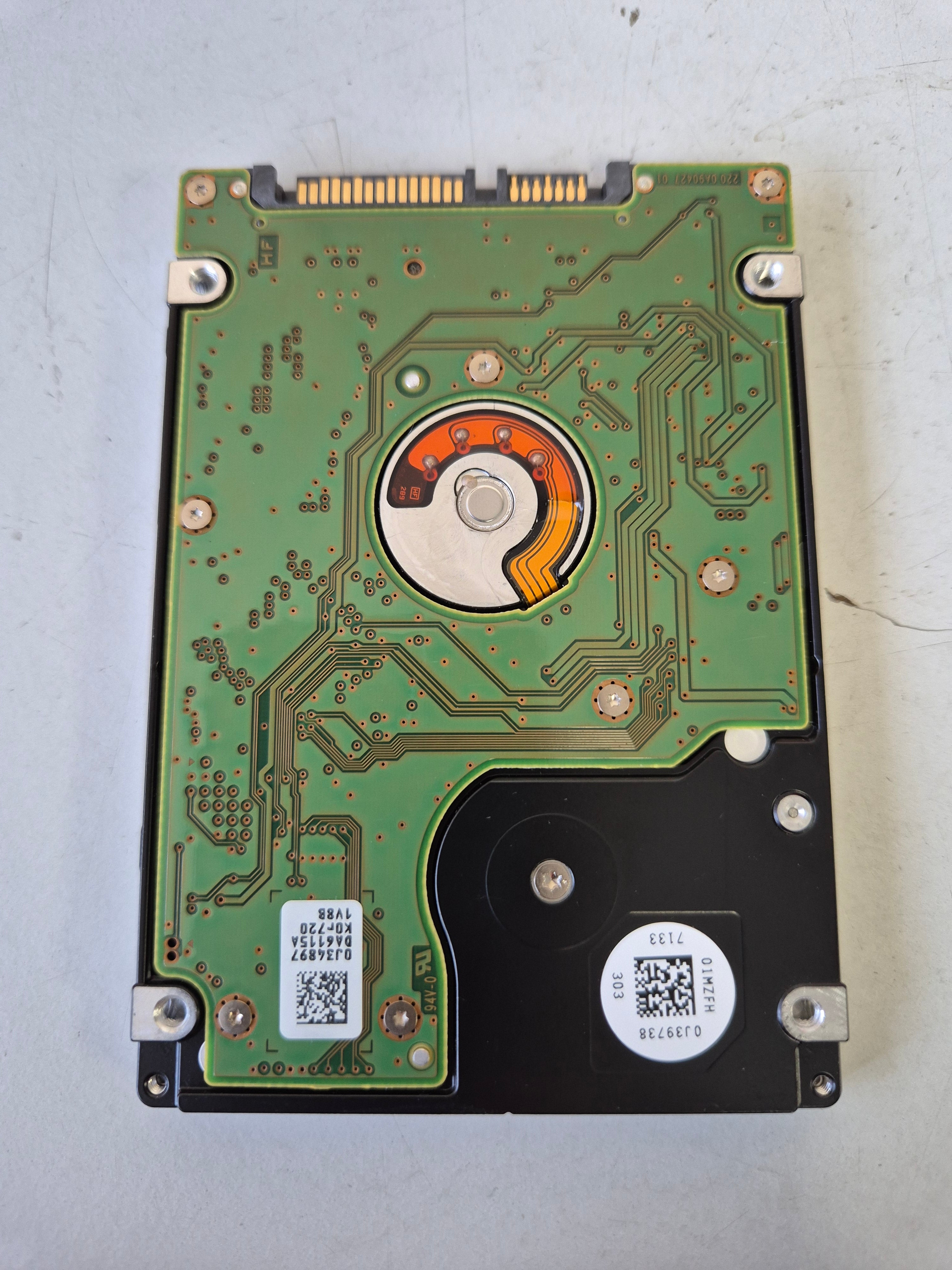 HGST 500GB SATA 7200rpm 2.5in HDD ( HTS725050A7E630 Z7K500-500 0J38075 ) USED