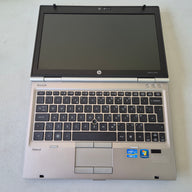 HP EliteBook 2560p 320GB HDD 4GB RAM i5-2450M 2.5GHz DVD Win7Pro 12.5" BATTERY UNKNOWN USED