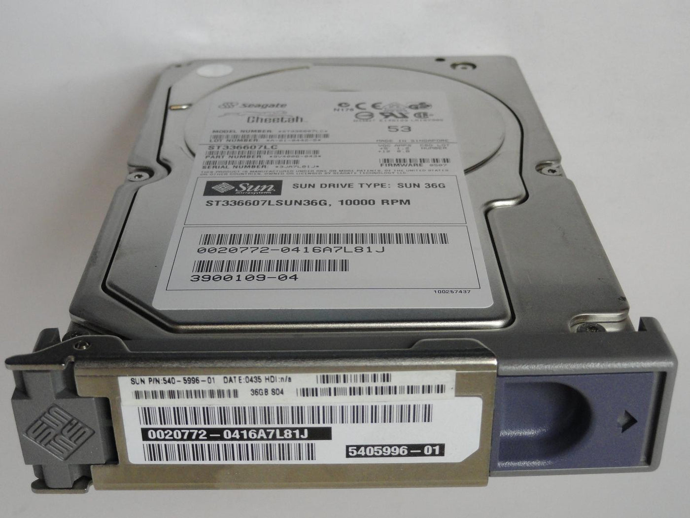 PR11300_9V4006-043_Seagate Sun 36GB SCSI 80 Pin 10Krpm 3.5in HDD - Image2
