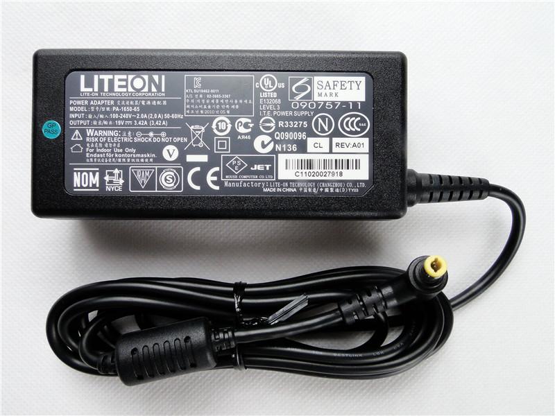 LITEON AC ADAPTOR PA 1650 68 USED