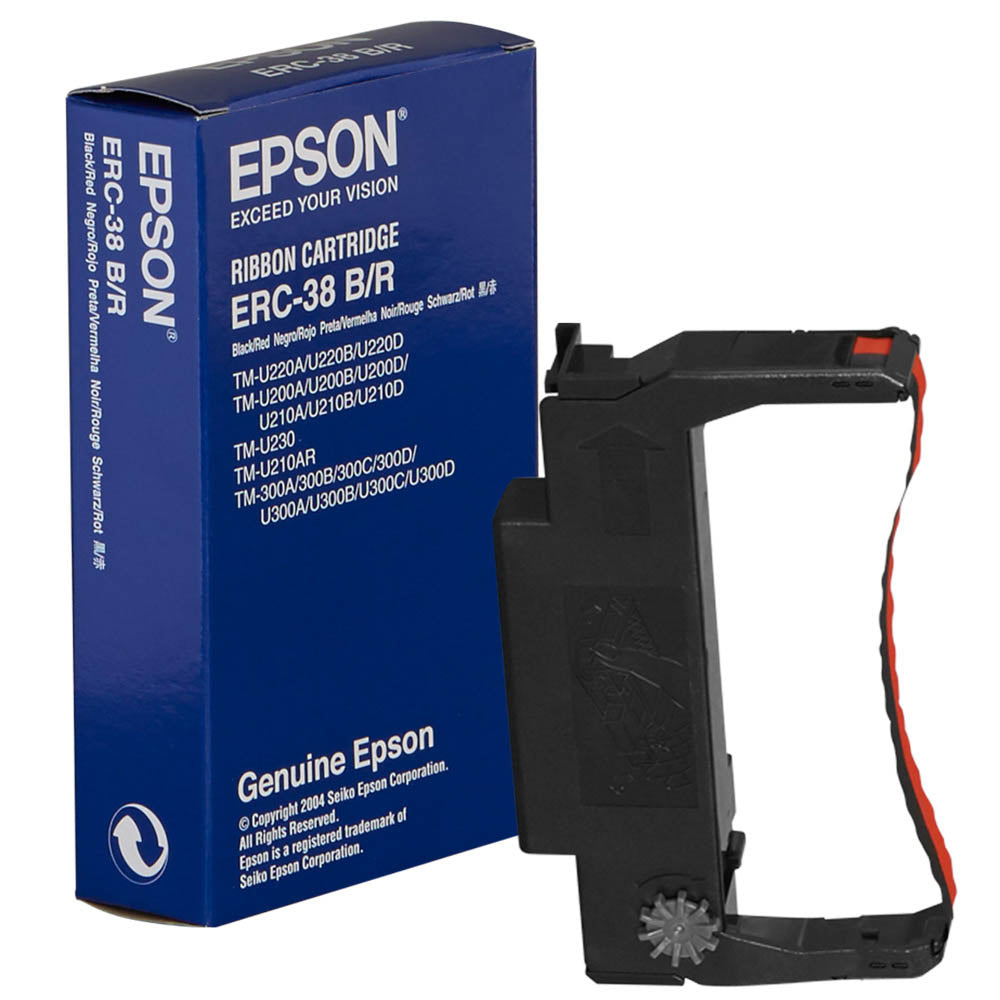 Epson Ribbon for TM300A,300B,300C - Black ( ERC-38 ) NEW OLD STOCK FINAL SALE