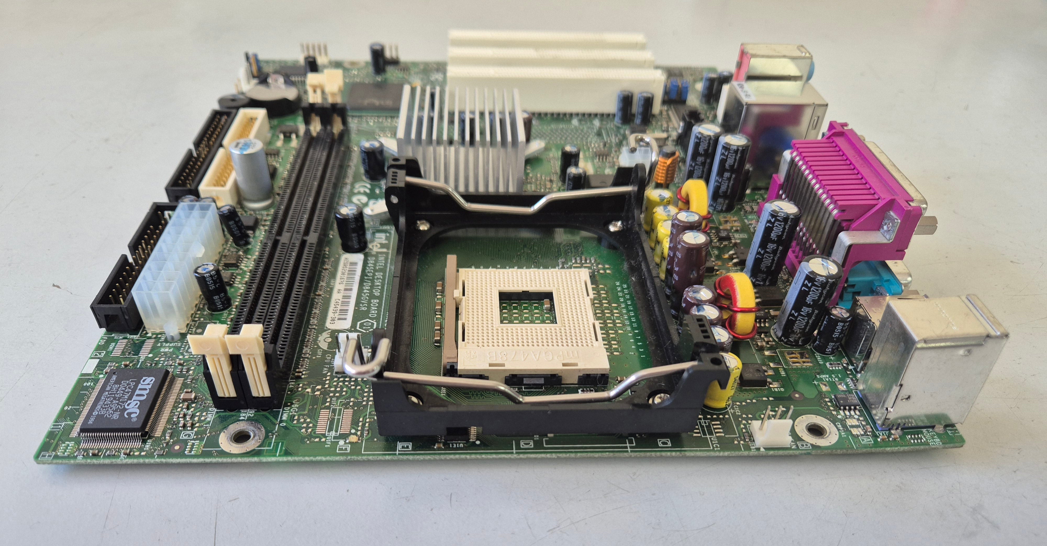 Intel E210882 DDR Micro-ATX Socket 478 System Motherboard ( D845EPI D845GVSR C45439-303 ) USED