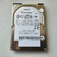 Hitachi 20GB Travelstar 40GN 4200RPM IDE 2.5" HDD ( 07N8668 IC25N020ATCS04-0 ) USED