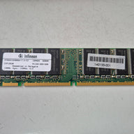 Infineon HP 128MB 133MHz 168p PC133 CL3 NonECC SDRAM DIMM ( HYS64V16300GU-7.5-C2 140133-001 ) REF